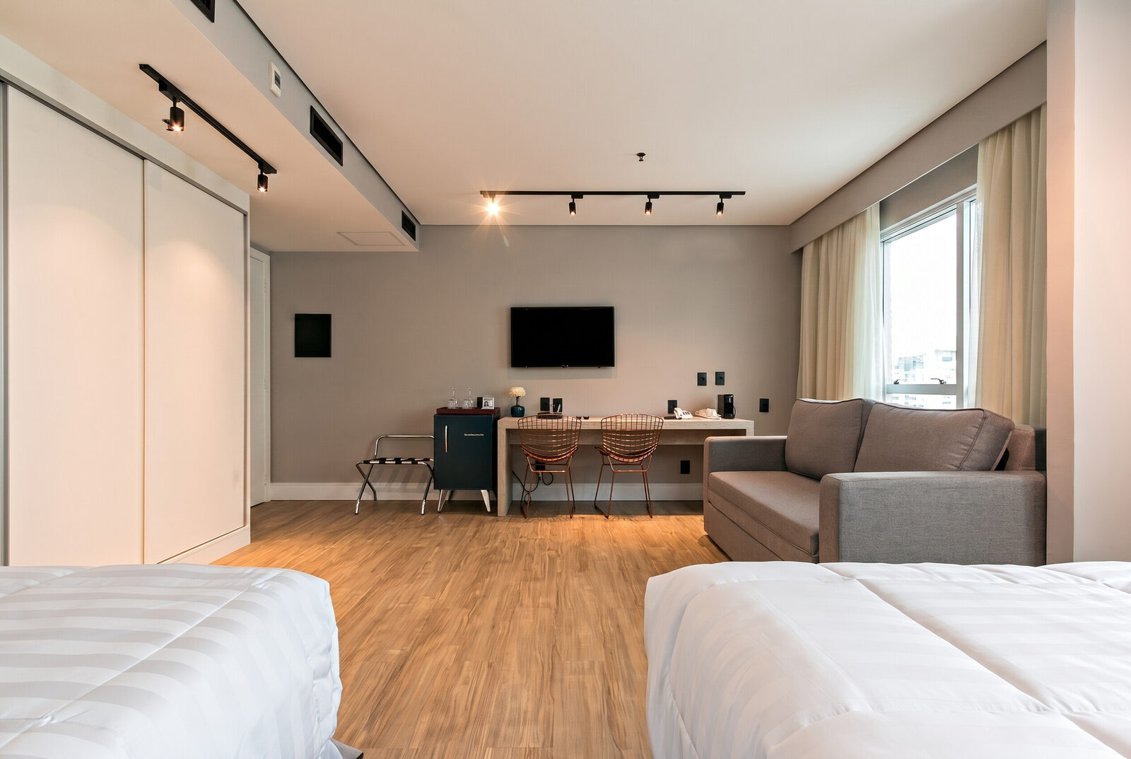 Apartamento Queen, Solteiro e Sofá-cama 12